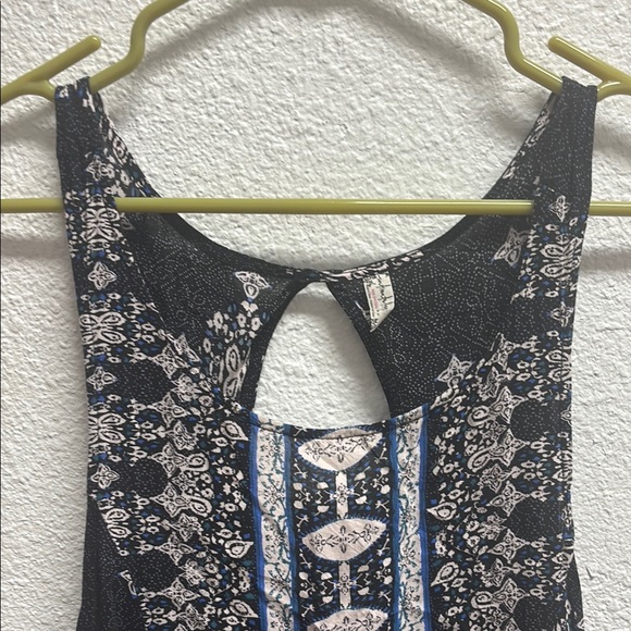 Free People Black and‎ White Floral Dress - Picture 2 of 6